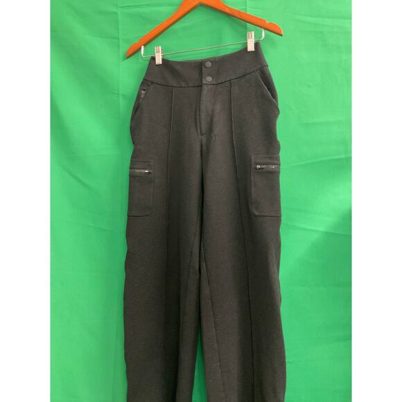 Athleta Women’s charcoal gray Venice Heathered Cargo pants size 2 - Picture 2 of 8